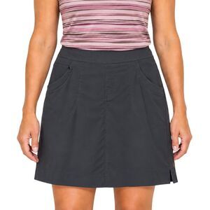 Lucy Walkabout Skort Womens Small Quick-Dry UPF 50+ Stretch Charcoal Gray Skirt